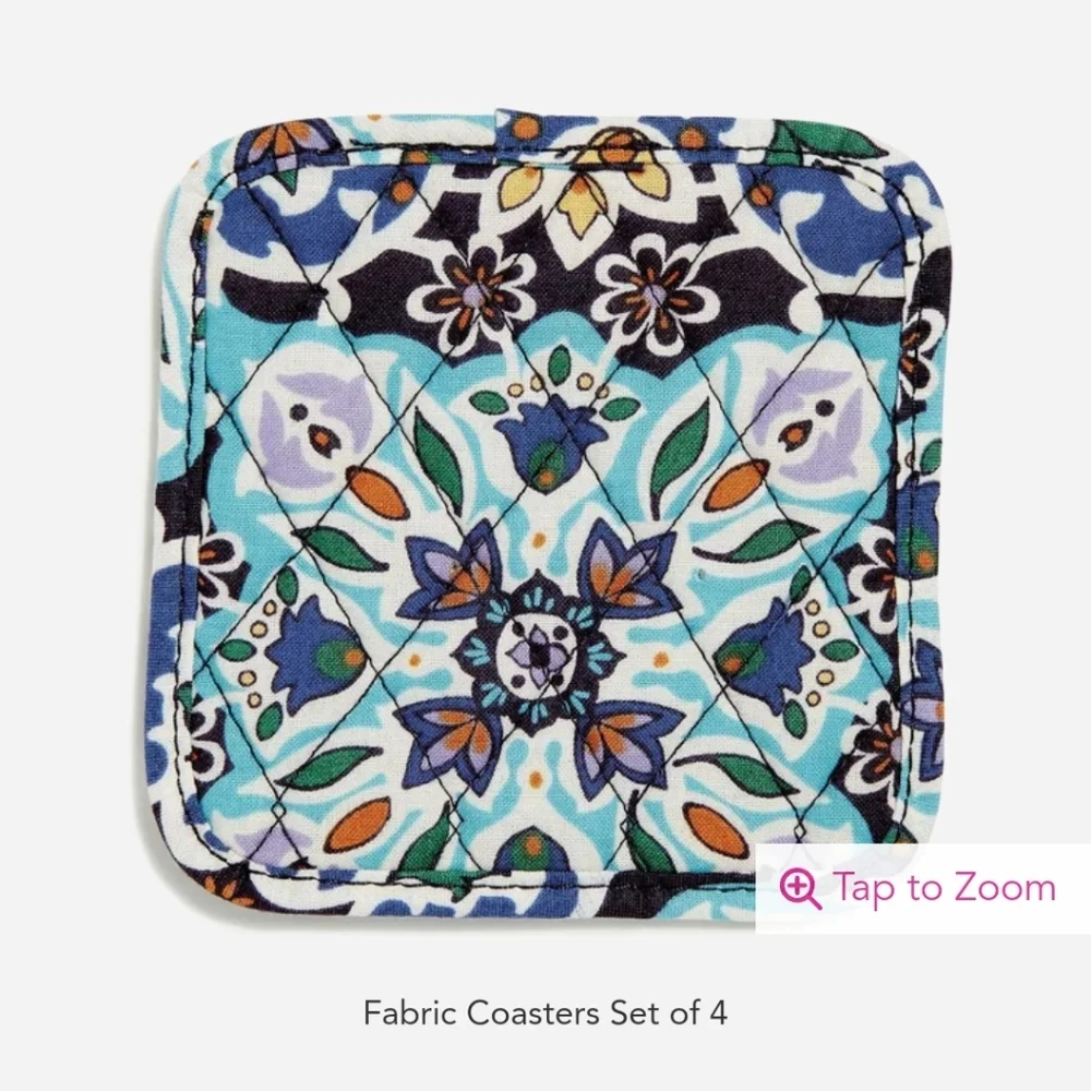 Vera Bradley Fabric Coasters NWT